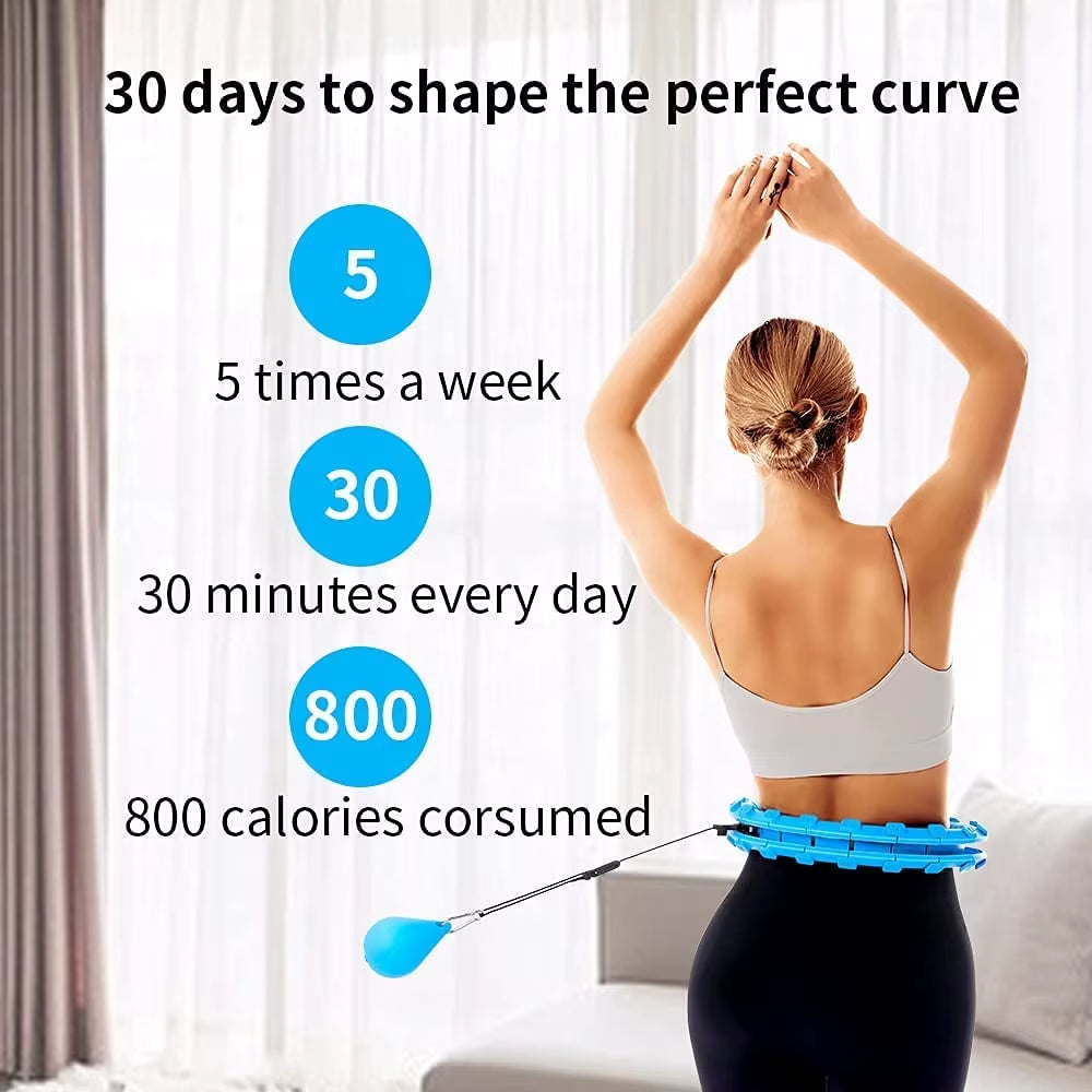 Dropshipping Wholesale Weighted Hula Hoops Fitness Hula Ring for Adults Slimming