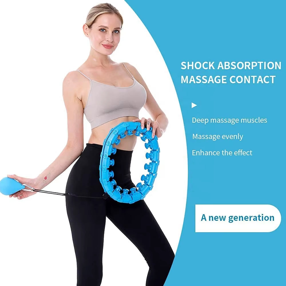 Dropshipping Wholesale Weighted Hula Hoops Fitness Hula Ring for Adults Slimming