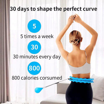 Dropshipping Wholesale Weighted Hula Hoops Fitness Hula Ring for Adults Slimming